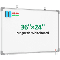 Deals on TNTANTS Magnetic White Board 36-in x 24-in