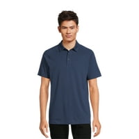 Deals on Athletic Works Mens & Big Mens Active Polo Shirt