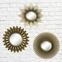Better Homes & Gardens 3-Piece Round Sunburst Mirror Set Deals