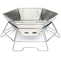 Beautysureup 17-in Outdoor Folding Hexagon Charcoal Grill Deals