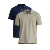 Deals on 2-Pack George Men’s & Big Men’s Pique Polo Shirt
