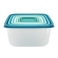 Deals on Mainstays Plastic Ombre Food Storage Set 14-Count