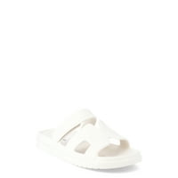 Deals on No Boundaries Womens Geo Slide Sandals