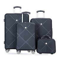 Deals on Tripcomp Luggage Sets 4 Piece Suitcase Set
