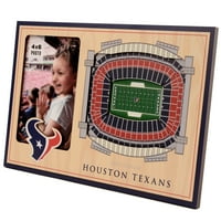 Deals on YouTheFan Brown Houston Texans 3D StadiumViews Picture Frame